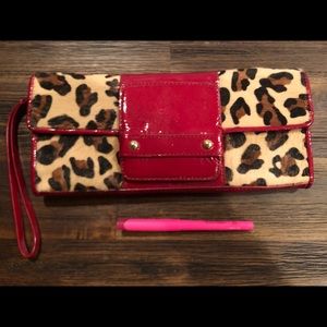 Animal print clutch!